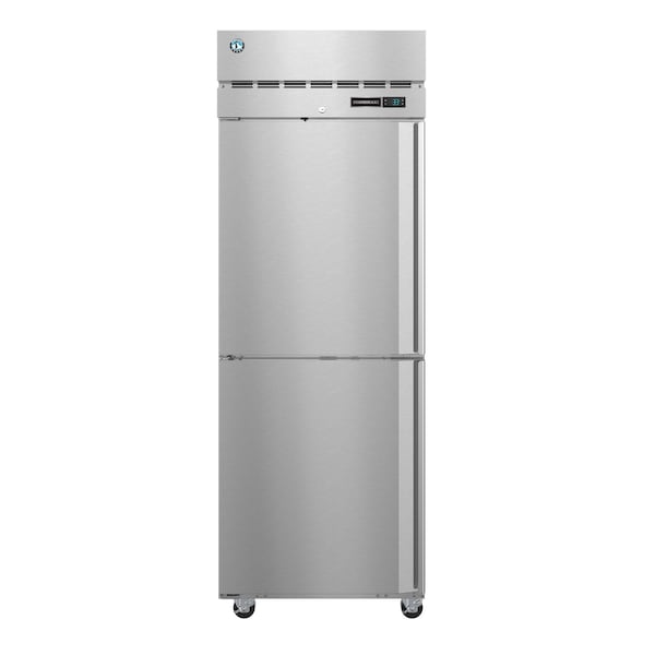 Hoshizaki America Refrigerator, Single Section Upright, Half Stainless Doors with Lock,  - R1A-HSL