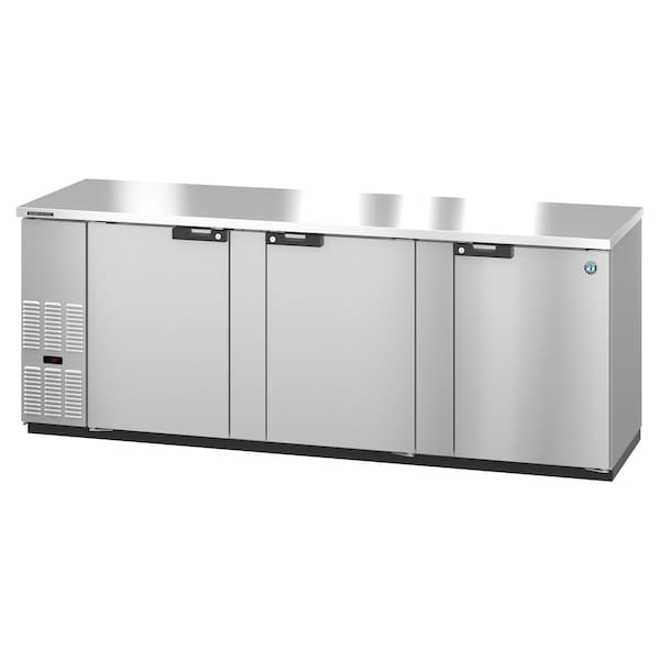 Hoshizaki America Refrigerator, Three Section, Stainless Steel Back Bar Back Bar, Solid Doors,  - BB95-S