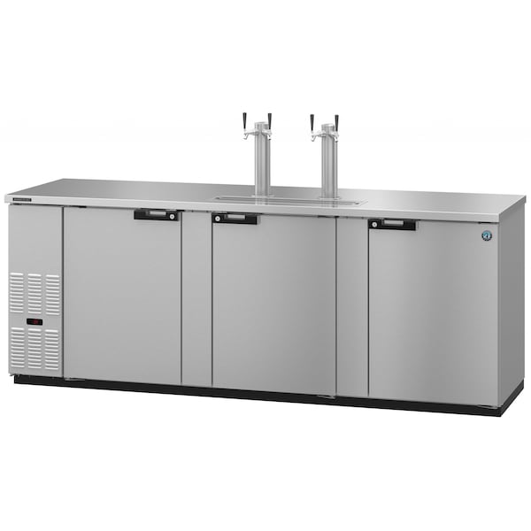 Hoshizaki America Refrigerator, Three Section, Stainless Steel Back Bar Direct Draw, Solid Doors,  - DD95-S