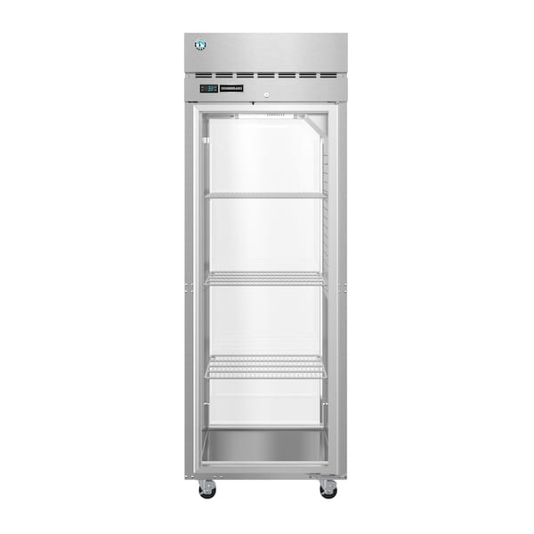 Hoshizaki America Refrigerator, Single Section Pass Thru Upright, Full Glass Door with Lock - PT1A-FG-FG