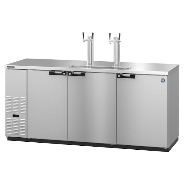 Hoshizaki America Refrigerator, Three Section, Stainless Steel Back Bar Direct Draw, Solid Doors,  - DD80-S