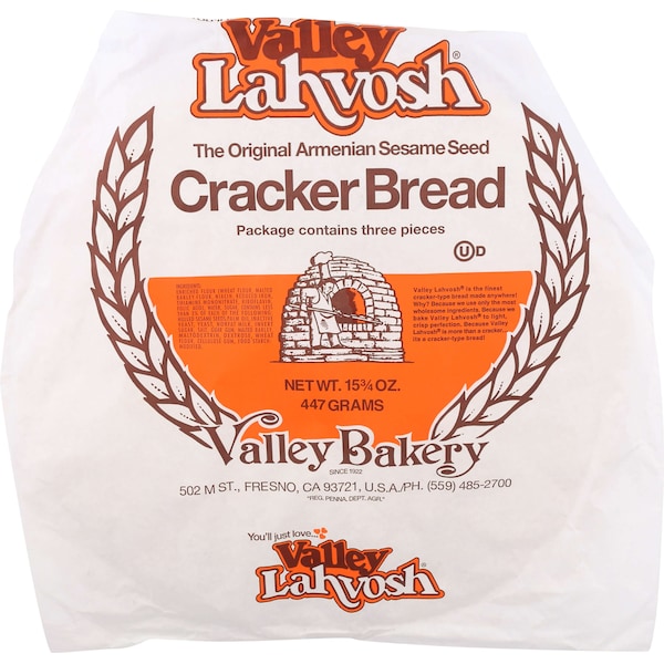 Valle Lahvosh Lahvosh Pan Crujiente Redondo Original de 15.75 oz., Paquete de 7 - 4755800