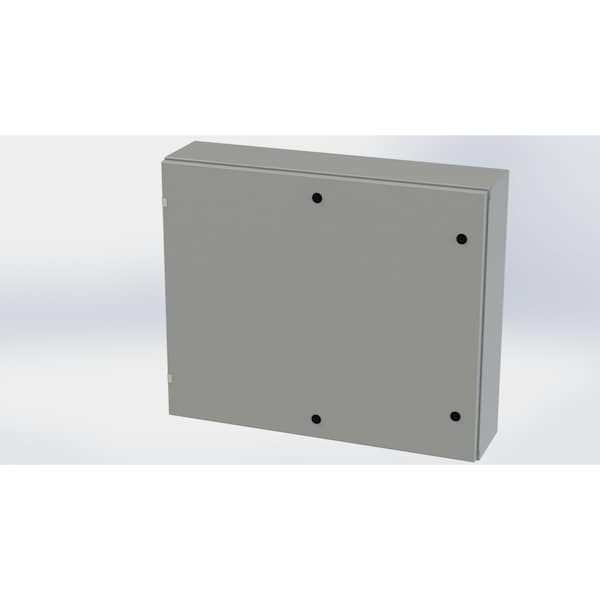 Saginaw Control & Engineering Carbon Steel Electrical Enclosures, 30 in H, 10 in D, 36 in W, NEMA 3R, 4, 12, 13, Hinged - SCE-30EL3610LP