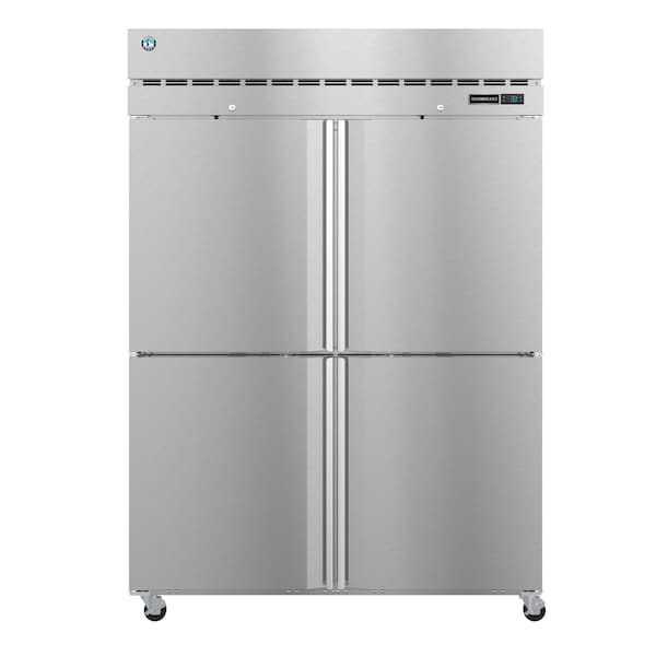 Hoshizaki America Refrigerator, Two Section Upright, Half Stainless Doors with Lock - R2A-HS