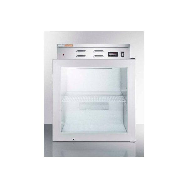 Summit Appliance Div. Accucold Single Chamber Compact Warming Cabinet with Glass Door, 2.0 Cu. Ft. Capacity - PHC51G
