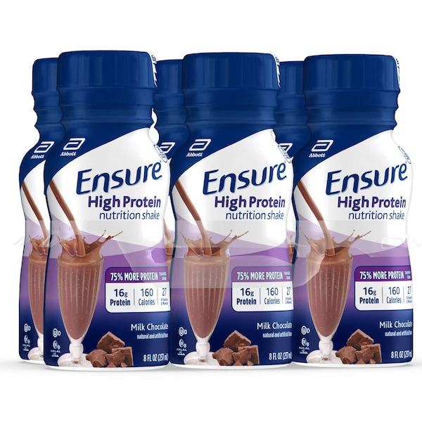 Asegurar Asegurar Alta Proteína Chocolate Botella de 8 oz, PK24 - 64115