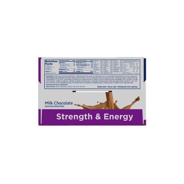 Asegurar Asegurar Alta Proteína Chocolate Botella de 8 oz, PK24 - 64115