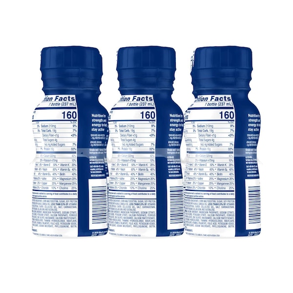 Asegurar Asegurar Alta Proteína Chocolate Botella de 8 oz, PK24 - 64115