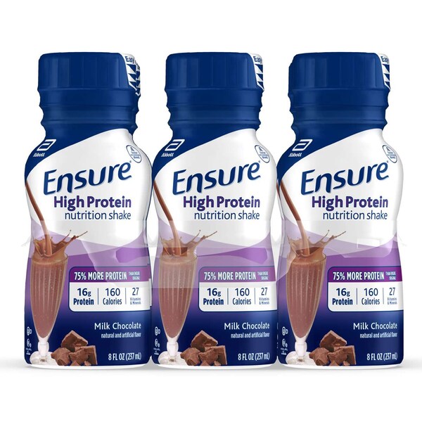 Asegurar Asegurar Alta Proteína Chocolate Botella de 8 oz, PK24 - 64115