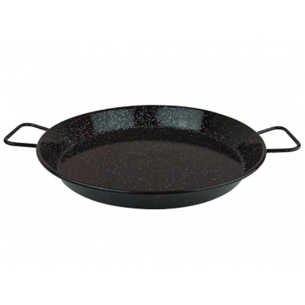 Magefesa Magefesa 01PAPAEES46 18 in. Enameled Steel Paella Pan - 12 Servings - 01PAPAEES46