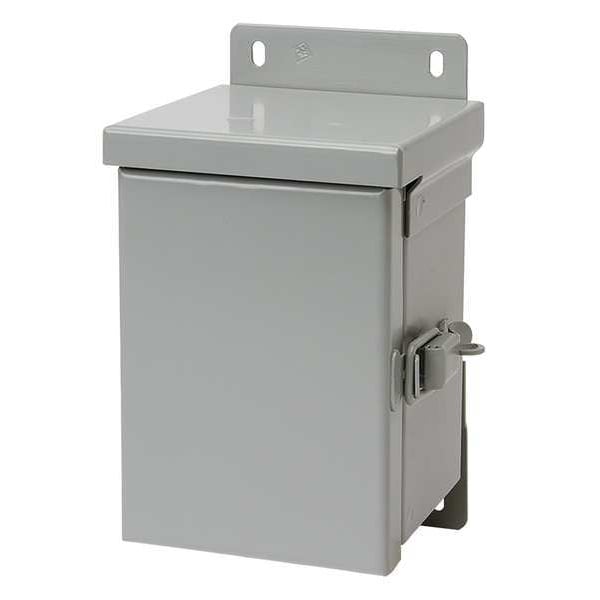 Nvent Hoffman Steel Electrical Enclosures, 8 in H, 4 in D, 6 in W, NEMA 3R, Hinged - A8R64HCR