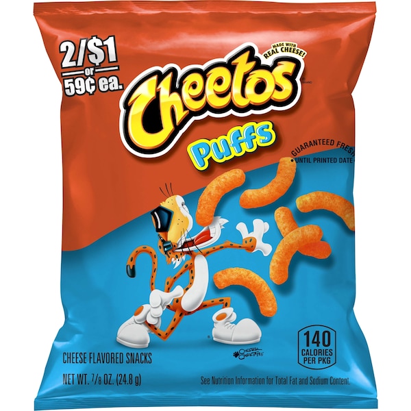 Cheetos Cheetos Jumbo Puffs .875 oz., paquete de 88 unidades - 67437