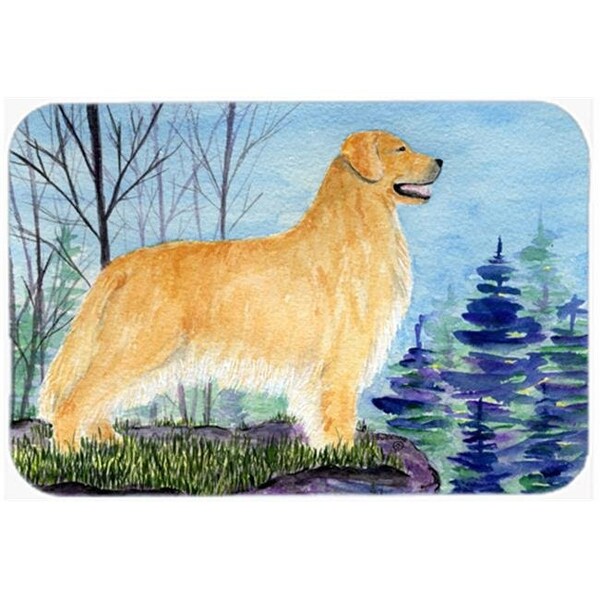 Carolines Treasures Carolines Treasures SS8607LCB 12 x 15 in. Golden Retriever Glass Cutting Board; Large - SS8607LCB