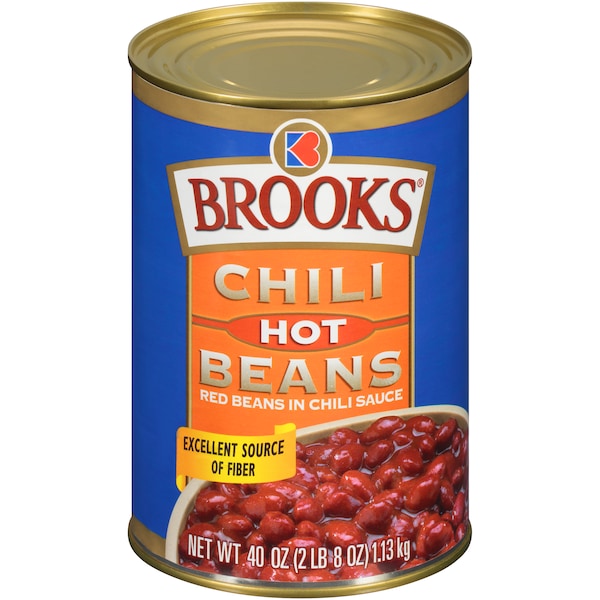 Frijoles Picantes Brooks Chili Hot de 40 oz., paquete de 12 - 2300096575