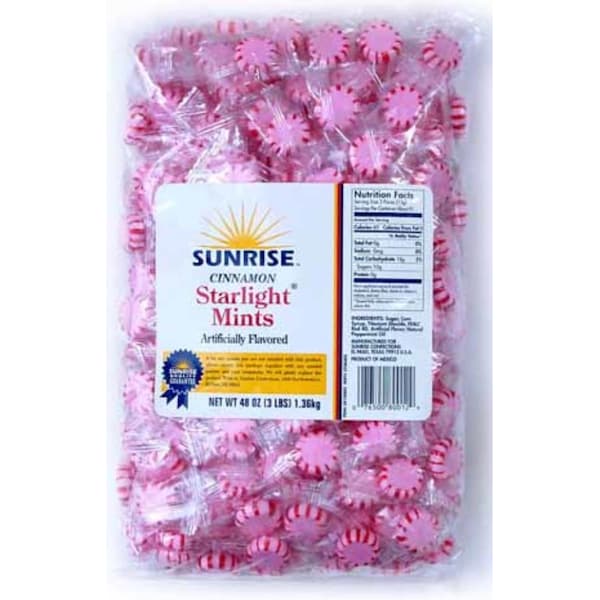 Sunrise Confections SC Cinn Starlight 3lbs Bolsa, PK8 - S8148805

Dulces Sunrise SC Cinn Starlight en bolsa de 3 libras, paquete de 8 - S8148805