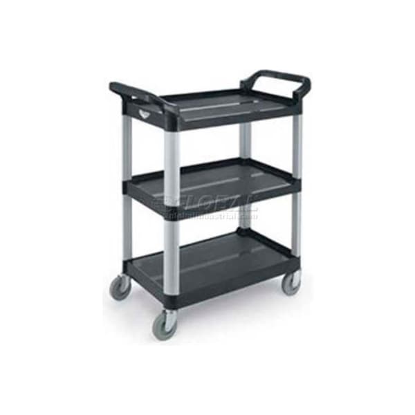 Vollrath Co VollrathÂ Multi-Purpose Plastic Carts, , Black, 300 Lb. Capacity, 33" X 16-13/16" X 37" - 97006