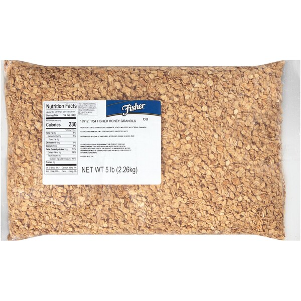 Granola de miel Fisher Fisher de 5 libras - 18912