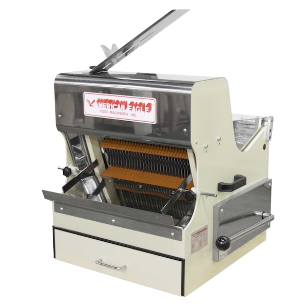 American Eagle AE-BS01 Heavy Duty Bread Slicer Front Load w/Safety Guard, 1/2HP - AE-BS01