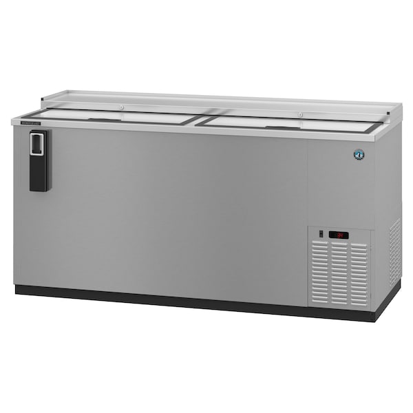 Hoshizaki America Refrigerator, Two Section, Stainless Steel Back Bar Bottle Cooler, Slide Top Doors,  - CC65-S