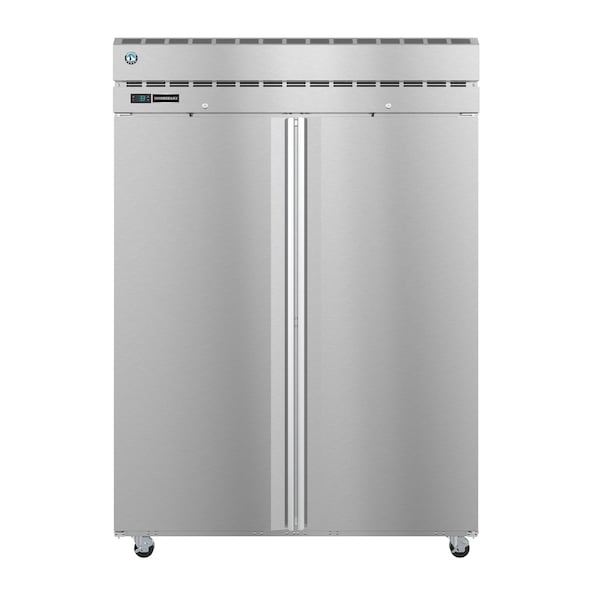 Hoshizaki America Refrigerator, Two Section Pass Thru Upright, Full Stainless Doors with Lock - PT2A-FS-FS