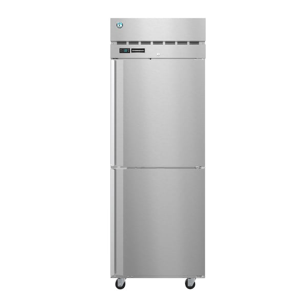 Hoshizaki America Refrigerator, Single Section Pass Thru Upright, Half Stainless Doors with Lock - PT1A-HS-HS