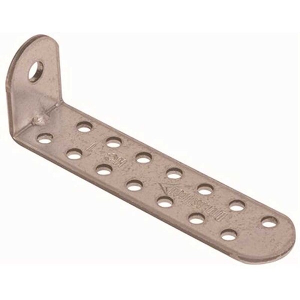 National Brand 5-1/4 in. x 1-1/4 in. x 6-1/2 in. Hurricane Pad Attachment Bracket, 4PK - HC-1