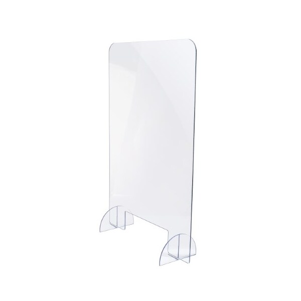 Alpine Industries 24"x 36"x 2"Clear Acrylic Sheet Table Top Protective Sneeze Guard - ALP410-2436-T