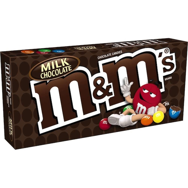 M&Ms Caja de Cine de Chocolate con Leche M&M's 3.1 oz., paquete de 12 - 313603