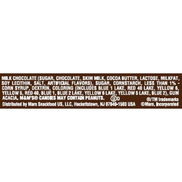M&Ms Caja de Cine de Chocolate con Leche M&M's 3.1 oz., paquete de 12 - 313603