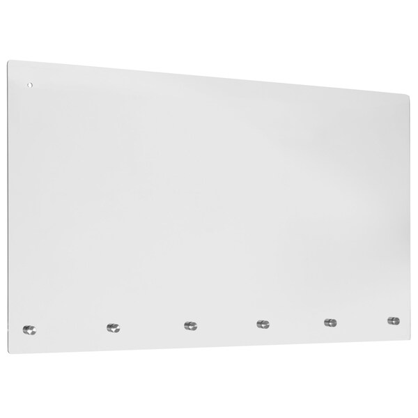 Flash Furniture Acrylic Suspended Register Shield / Sneeze Guard, 24"H x 42"L - BR-ASLM-2442-GG