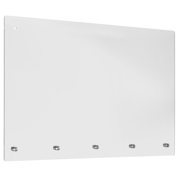 Flash Furniture Acrylic Suspended Register Shield / Sneeze Guard, 24"H x 36"L - BR-ASLM-2436-GG