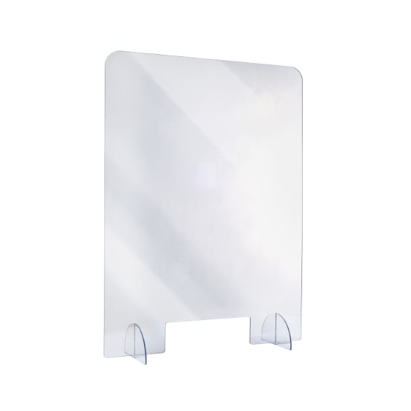 Alpine Industries 30"x 40"x 2"Clear Acrylic Sheet Table Top Protective Sneeze Guard - ALP410-3040-T