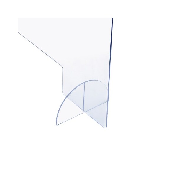 Alpine Industries 30"x 40"x 2"Clear Acrylic Sheet Table Top Protective Sneeze Guard - ALP410-3040-T