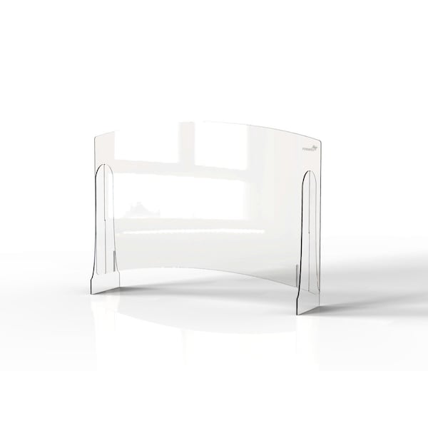 Rosseto Serving Solutions Avant Guarde Shield + Serve 48" Wide Double Level Sneeze Guard with Adjustable Pass Through, 1 EA - AG023