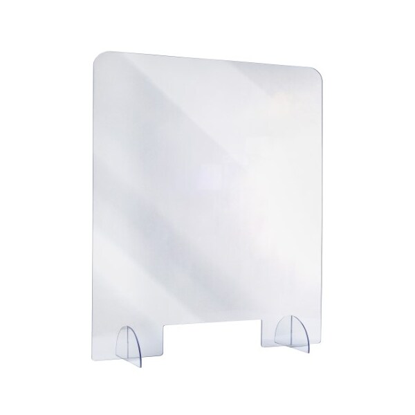 Alpine Industries 30"x 36"x 2"Clear Acrylic Sheet Table Top Protective Sneeze Guard, PK3 - ALP410-3036-T-3