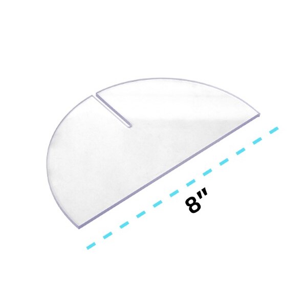 Alpine Industries 30"x 36"x 2"Clear Acrylic Sheet Table Top Protective Sneeze Guard, PK3 - ALP410-3036-T-3