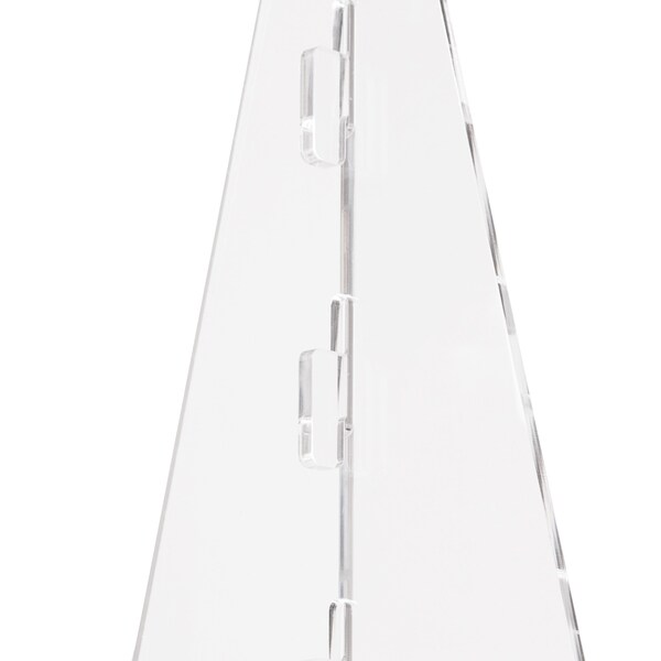Flash Furniture Acrylic Free-Standing Register Shield / Sneeze Guard, 24"H x 42"L - BR-ASLF-2442-GG