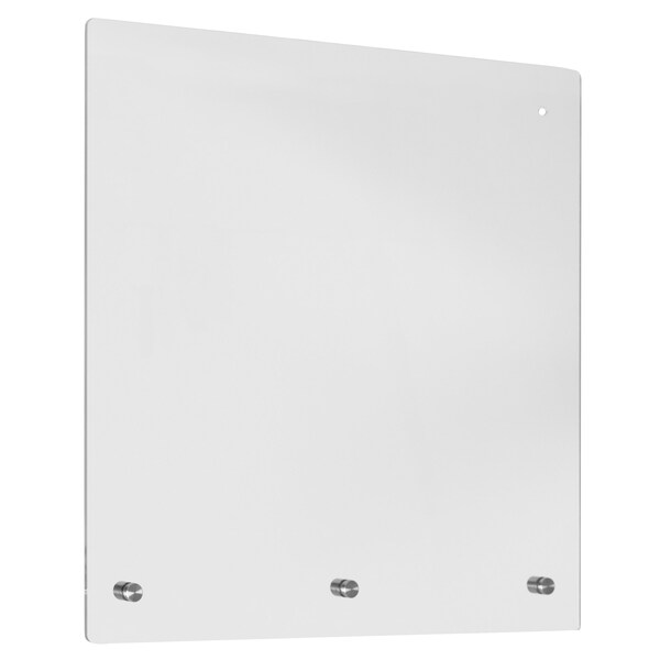 Flash Furniture Acrylic Suspended Register Shield / Sneeze Guard, 24"H x 24"L - BR-ASLM-2424-GG