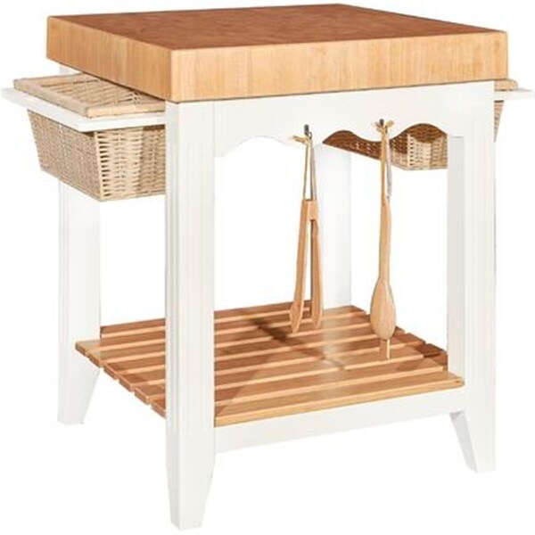 Powell 36.25 X 30 X 30 In. Kitchen Island, White - D1031D16