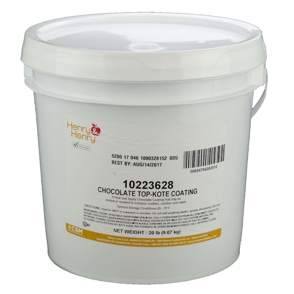 Henry Y Henry Glaseado de Chocolate Top Kote, 20 libras - 10223628