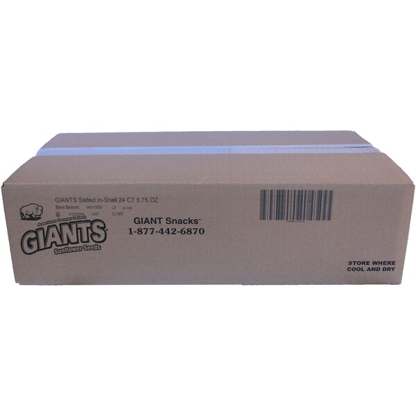 Semillas Gigantes Originales Tostadas y Saladas 5.75 oz, paquete de 24 - 33265