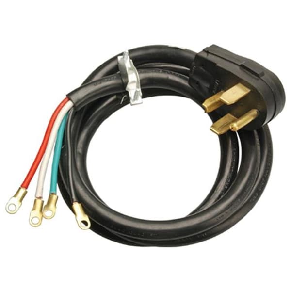 Homecare Products 09154ME 10-4 Black Dryer Cord - 4 ft. - HO135474