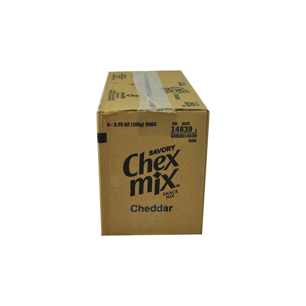 Mezcla de botanas Chex Mix Cheddar de 3.75 oz., paquete de 8 - 16000-14839