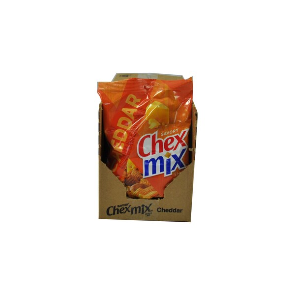 Mezcla de botanas Chex Mix Cheddar de 3.75 oz., paquete de 8 - 16000-14839
