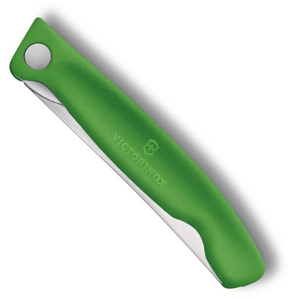 Swiss Army Brands 2024 Victorinox Kitchen Swiss Classic Foldable Paring Knife, Serrated, Green - VIC-6.7836.F4B