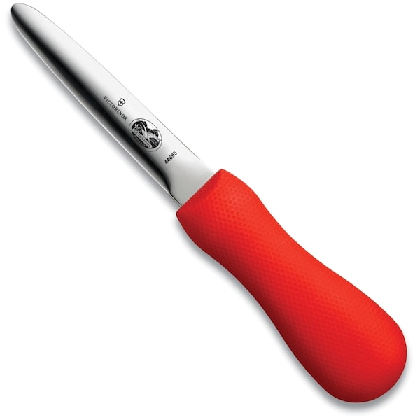 Swiss Army Brands 44695 Kitchen Specialty Knives & Tools Oyster 4In Blade, Galveston Style, Supergrip Red Packaged - VIC-7.6399.5