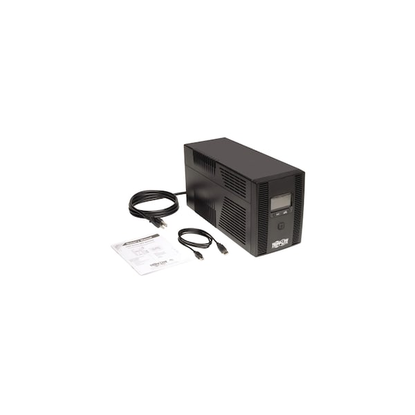 Tripp Lite SMART LCD 1500VA, 120V UPS, W/LCD DISPLAY AND USB PORT - 504928
