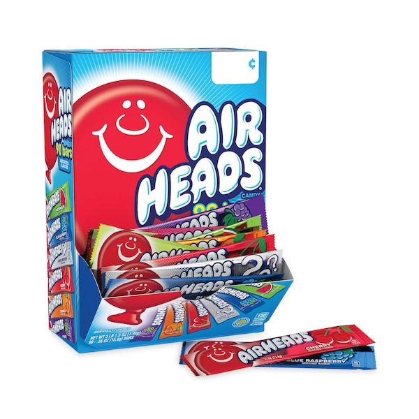 Caja de variedades Airheads, sabores surtidos, barra de 0.55 oz, 90 piezas - 6711