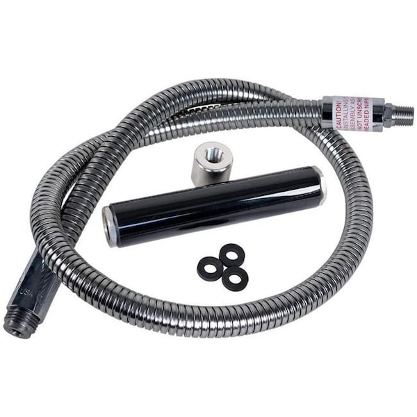 Lincoln Products Lincoln Products FIS71404 Pre-Rinse 44 Stainless Steel Hose Assembly - FIS71404