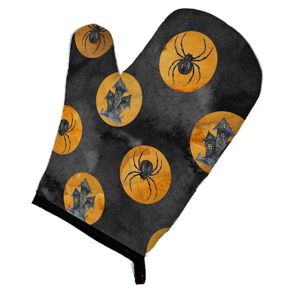 Carolines Treasures Carolines Treasures BB7529OVMT Watecolor Halloween Circles Oven Mitt - BB7529OVMT